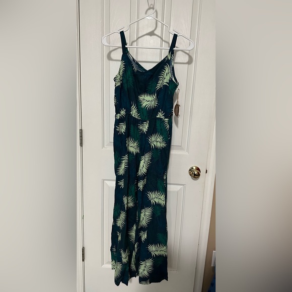 dip Eco-Friendly tropical print jumpsuit NWT - Picture 1 of 7